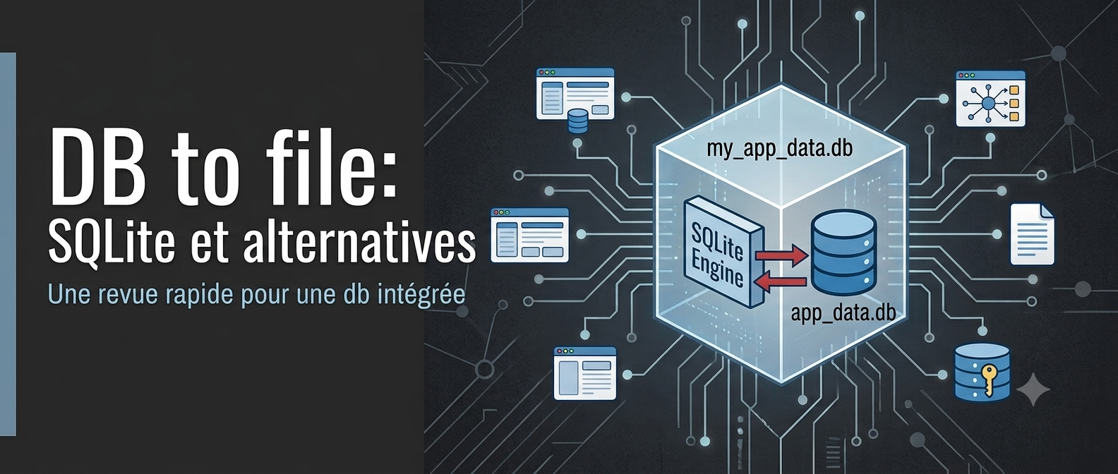 Tu lances encore un Postgres pour stocker trois configs ? Arrête. On parle de SQLite, CubDB et Turso — des bases de données qui vivent dans un fichier et qui changent la donne. /posts/sqlite-cubdb-turso-bdd-fichier/images/banner.png